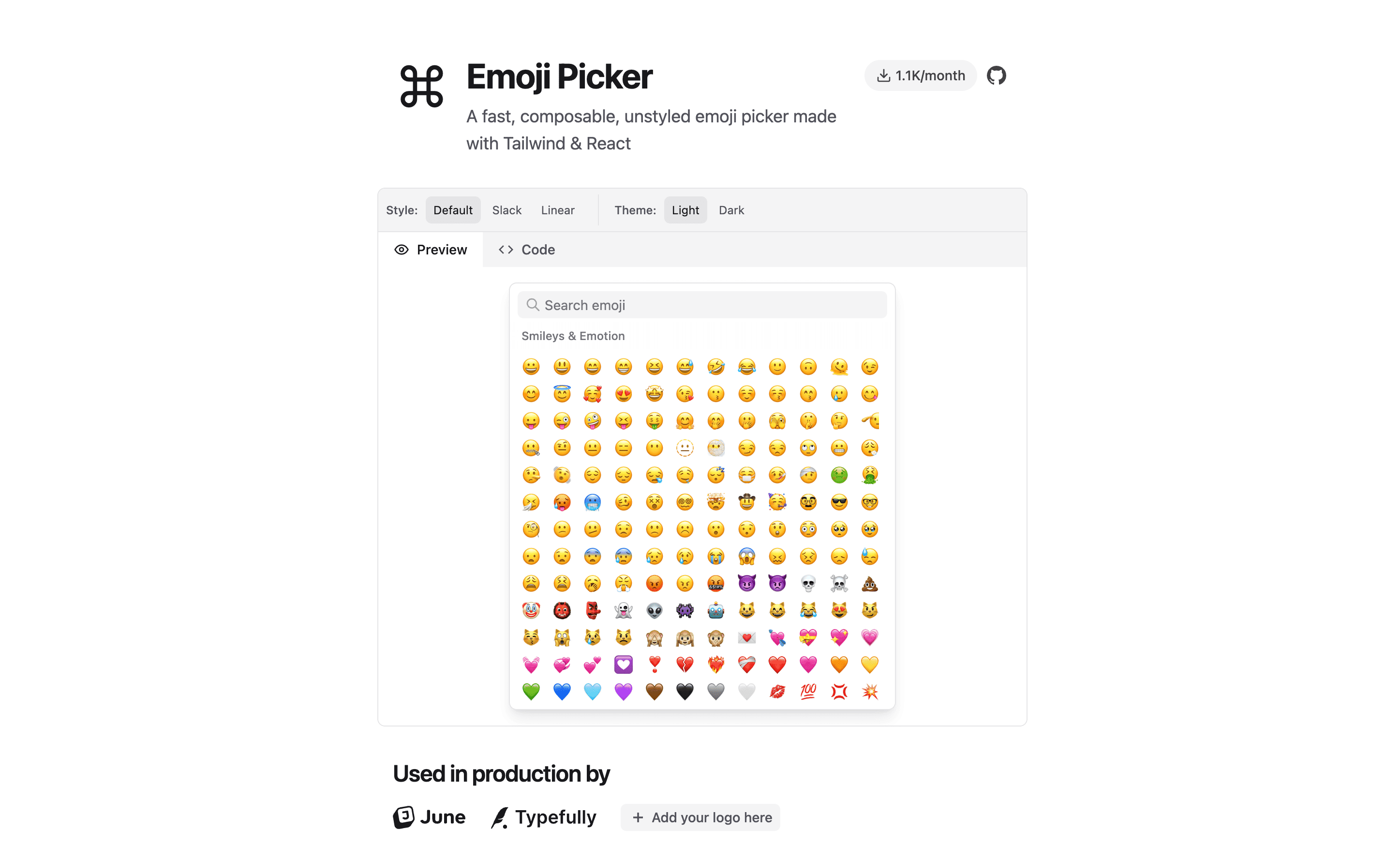 Emoji Picker by Ferruccio