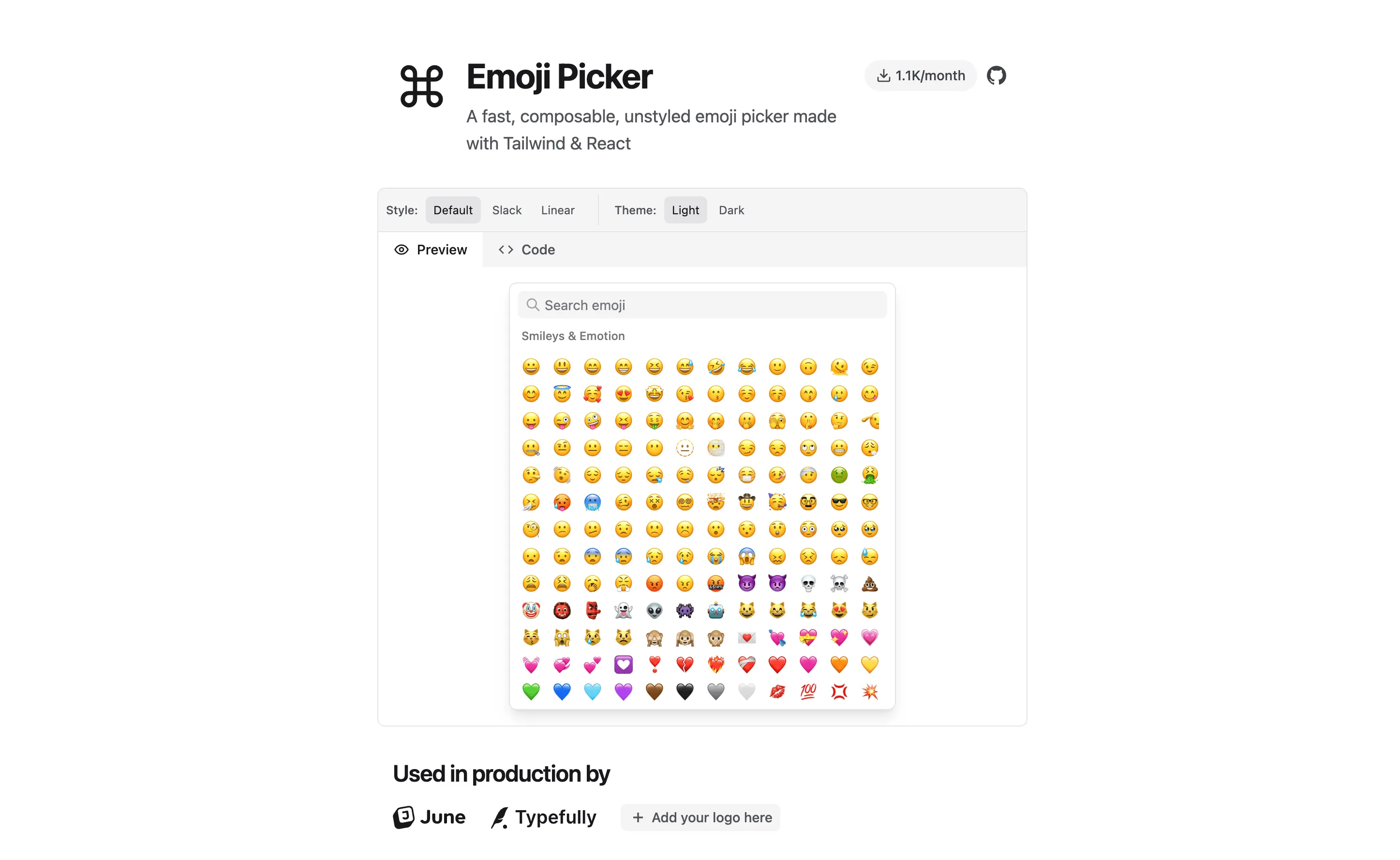 Emoji Picker by Ferruccio