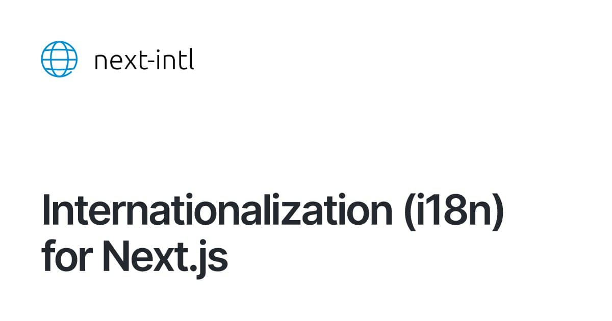 next-intl.dev