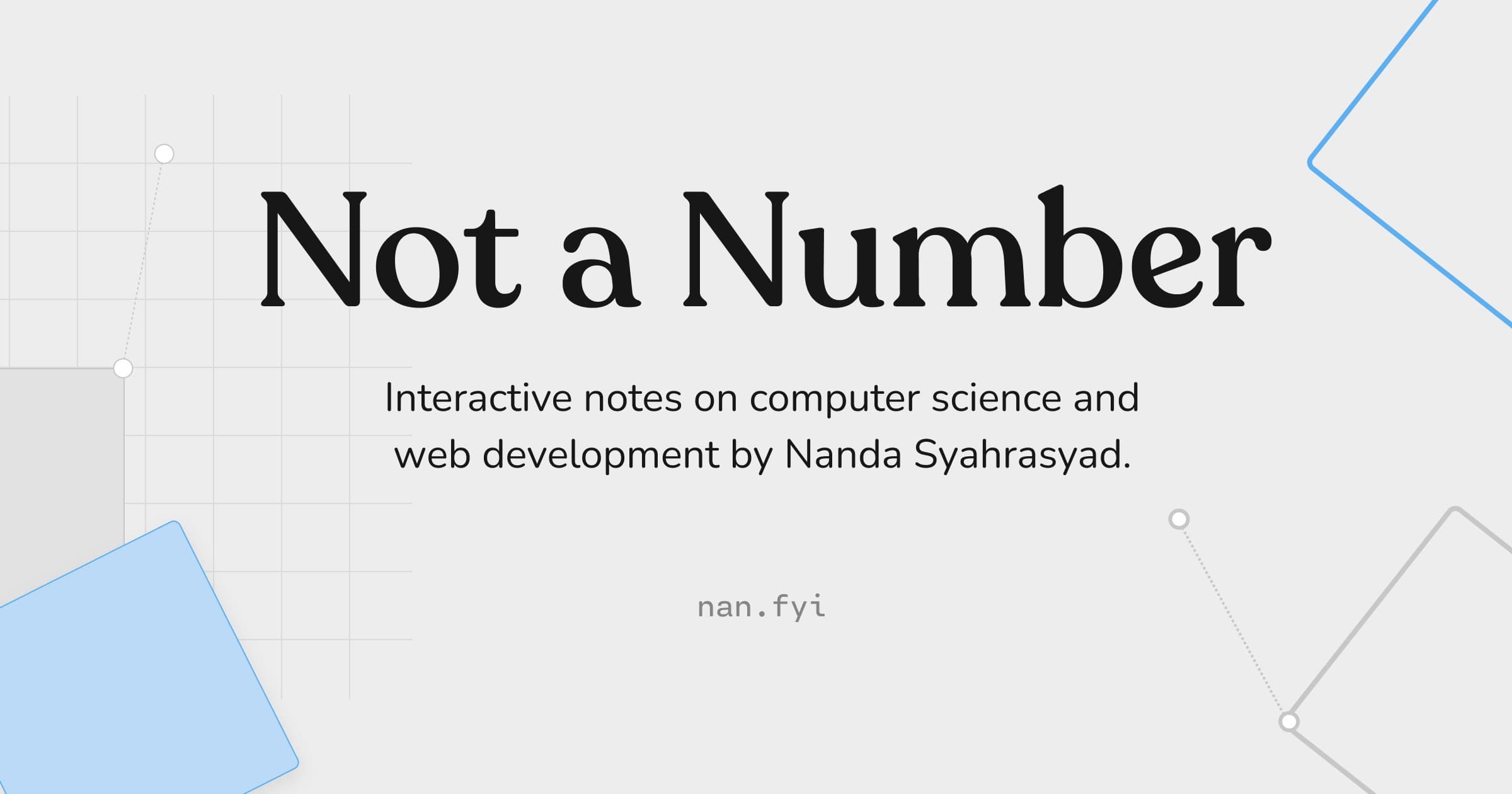 Not a Number By Nanda Syahrasyad