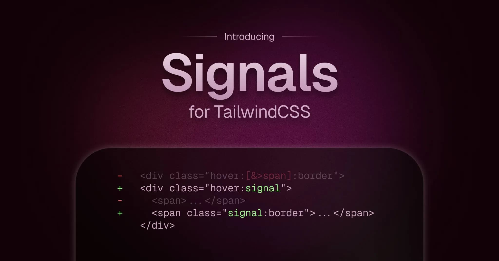 Signals for Tailwind