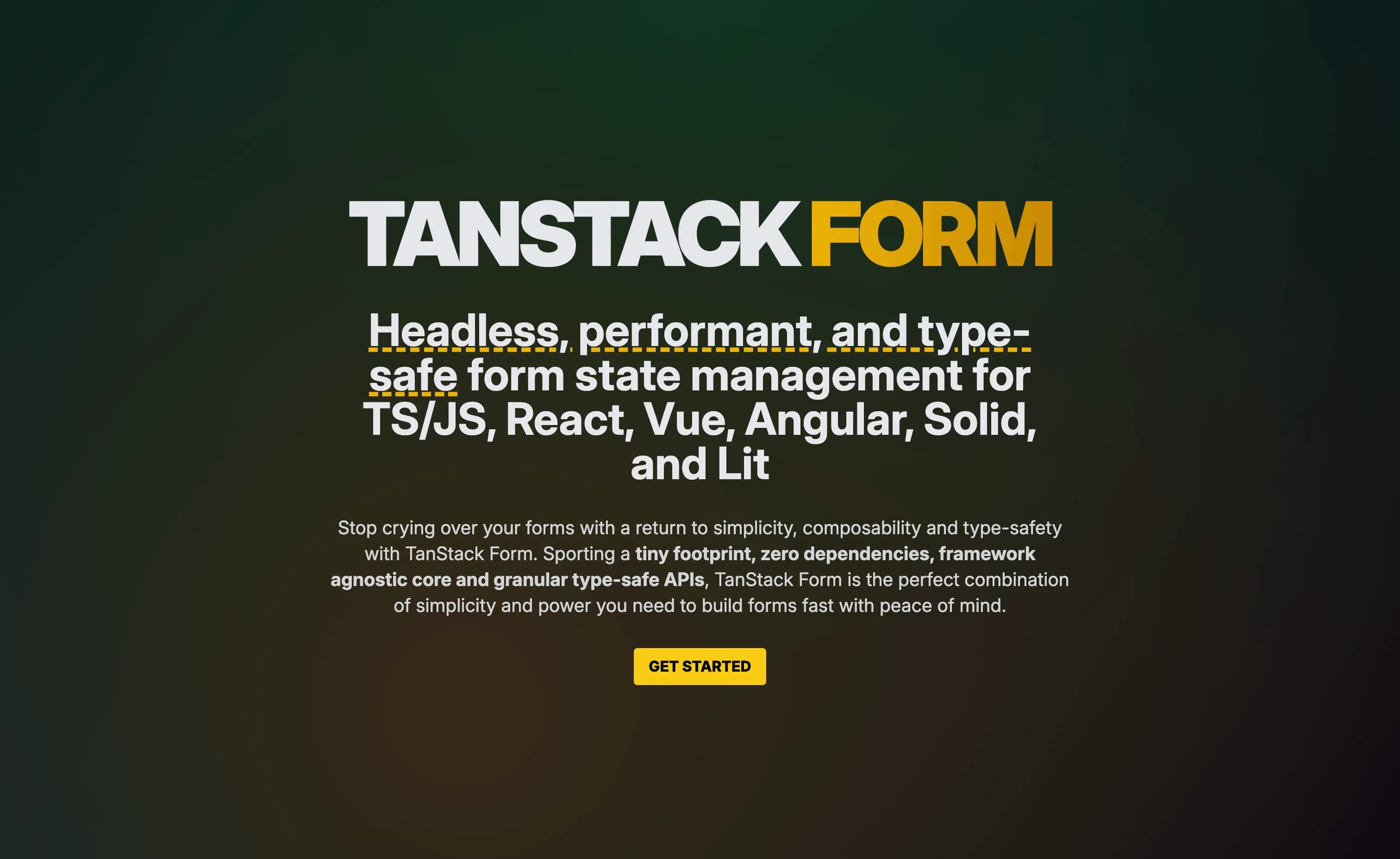 TanStack Form