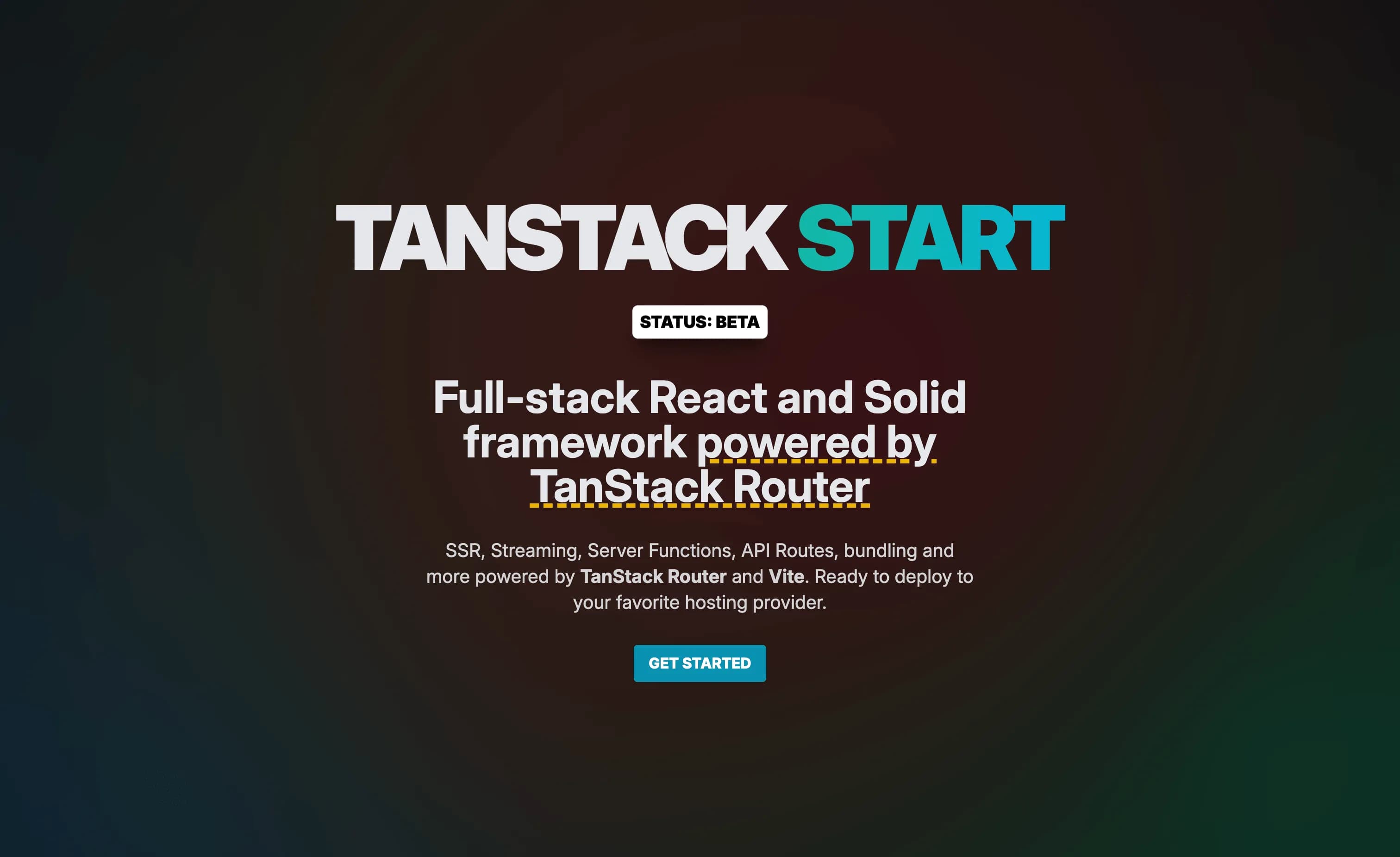 TanStack Start