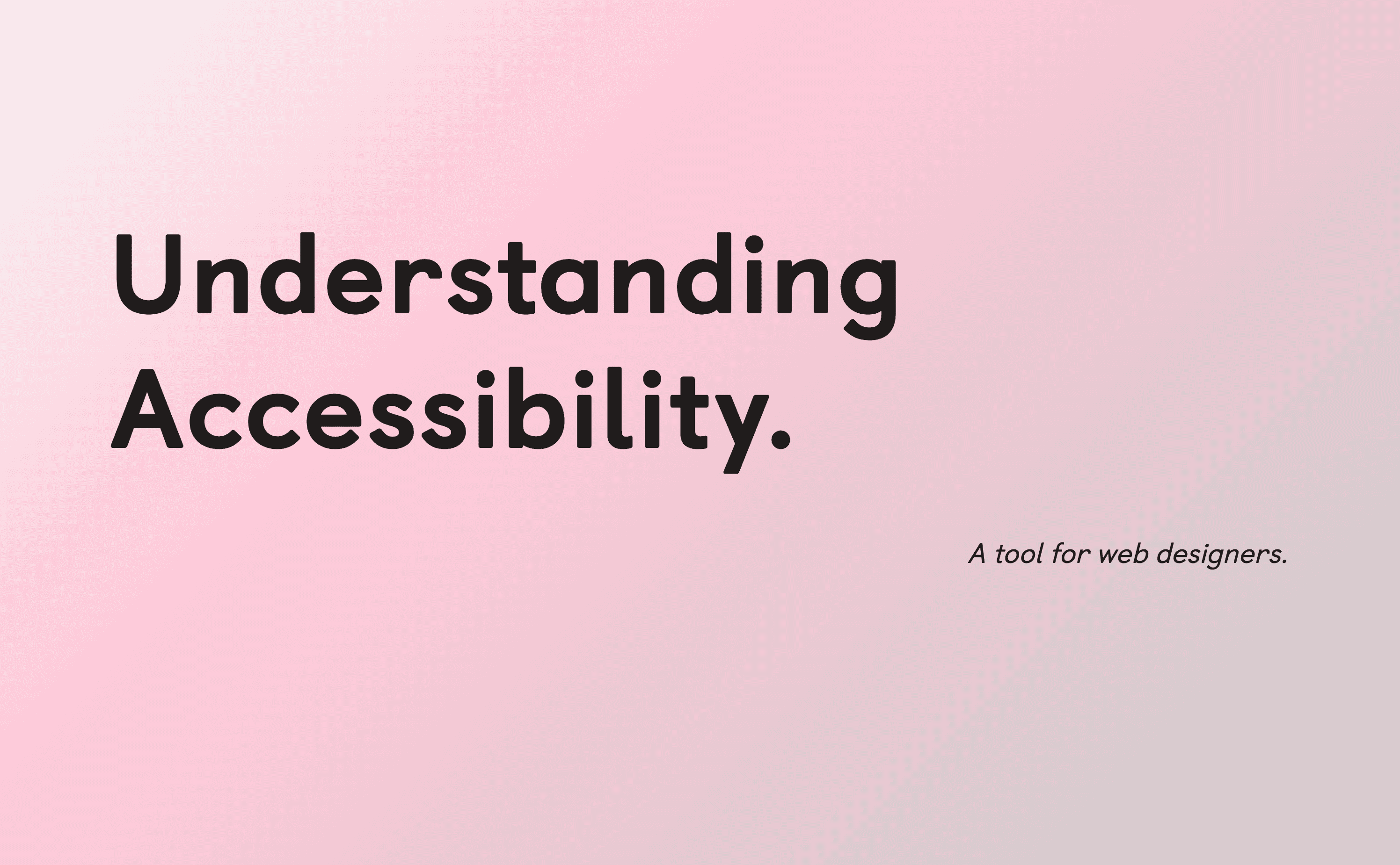 Understanding Accessibility