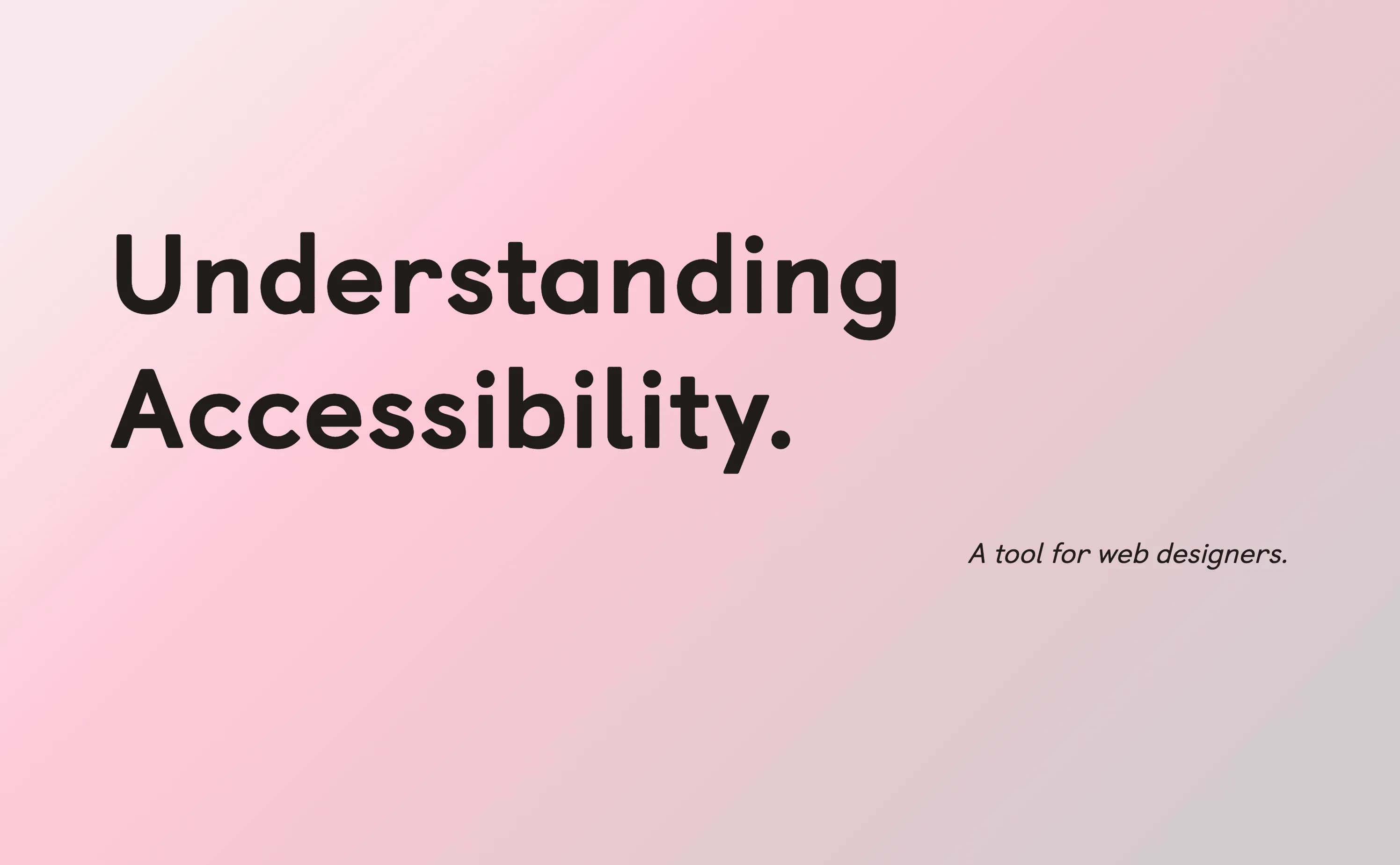 Understanding Accessibility