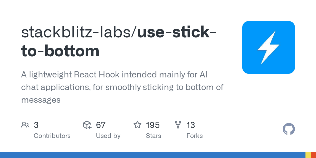 use-stick-to-bottom by StackBlitz